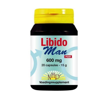 Nhp Libido man 600 mg puur (20 capsules)