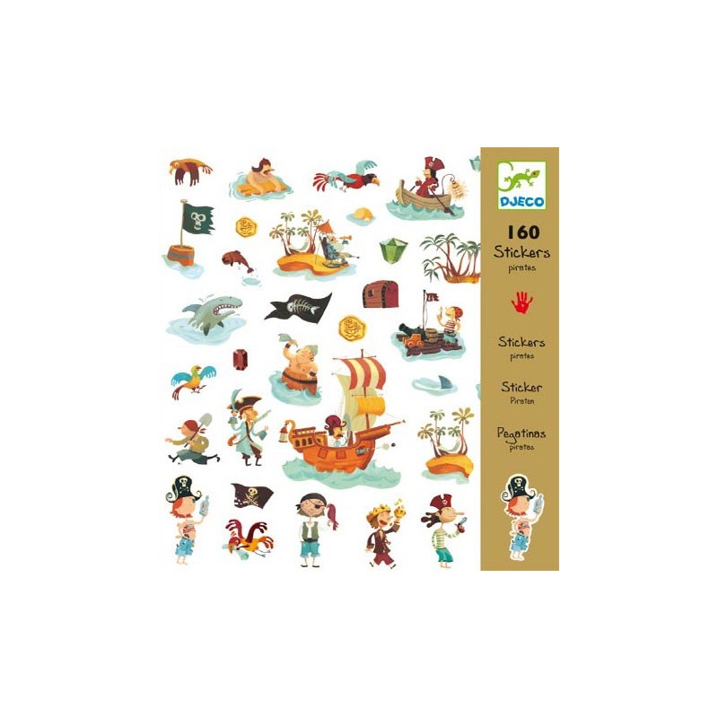 160 stickers - Pirates