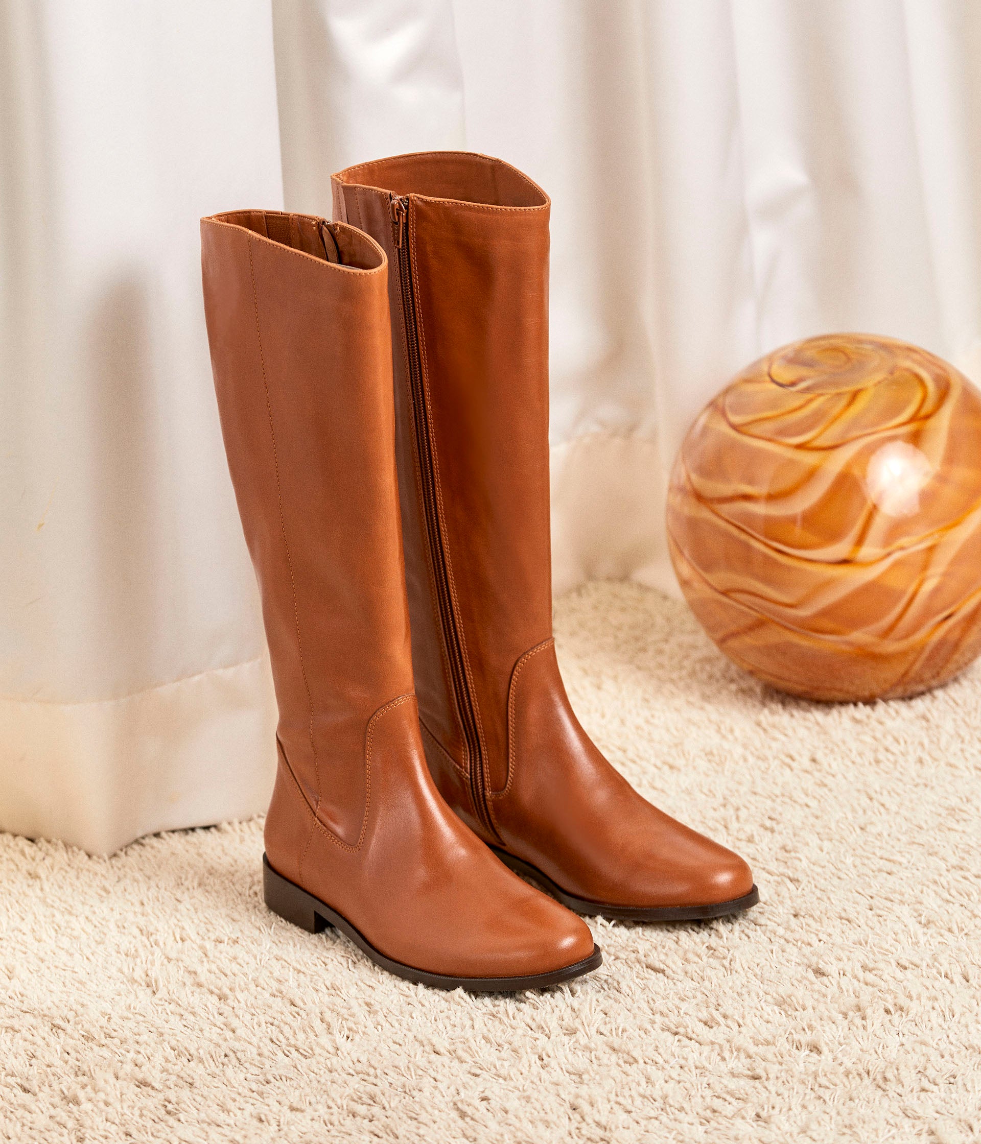 Bottes cognac Henriette