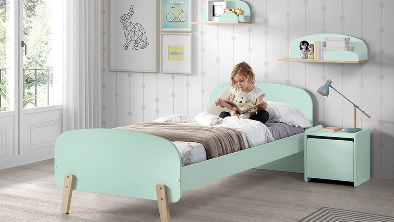 Nachtkast Kiddy mintgroen