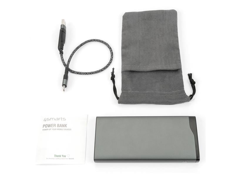 4smarts Powerbank VoltHub Pro 10000 mAh Multiport-Powerbank mit modernen Ladestandards