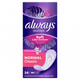 Always Dailies normal classic soft like cotton fresh inlegkruisjes