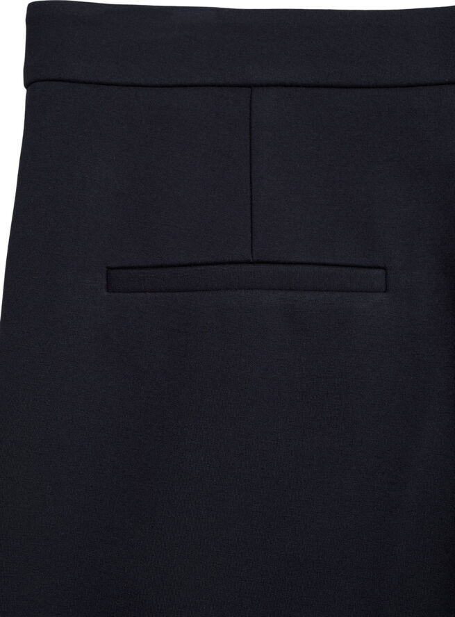 MANGO Pleated suit trousers Navy