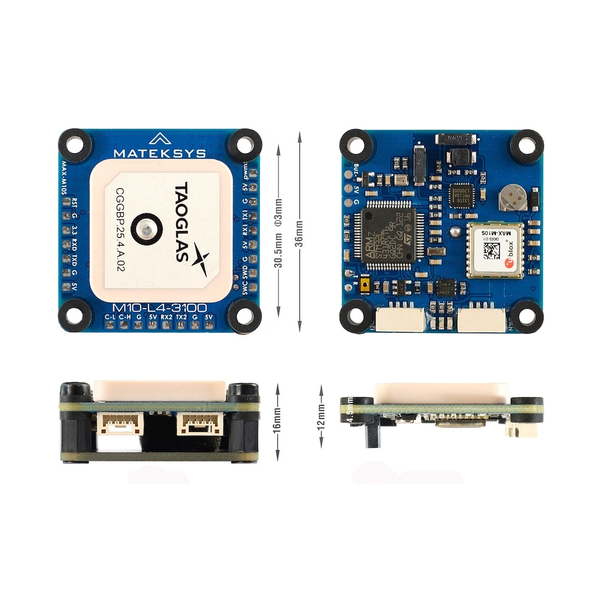 Mateksys GNSS & M10-L4-3100