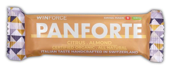 PANFORTE Energieriegel, bio-zertifiziert, vegan, glutenfrei  CITRUS ALMOND