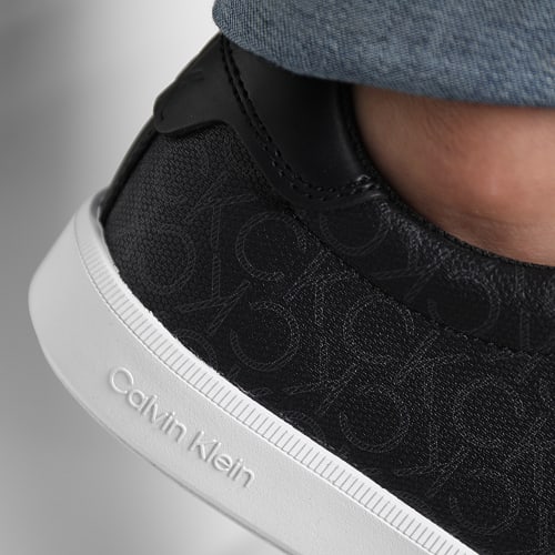 Baskets Low Top Lace Up 0262 Black Mono