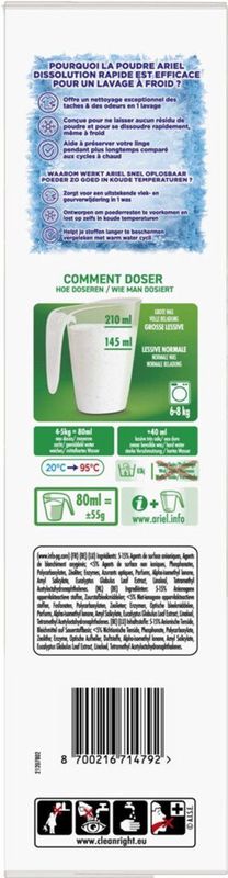 Ariel - Waspoeder Original - 2,2 kg - 40 Wasbeurten