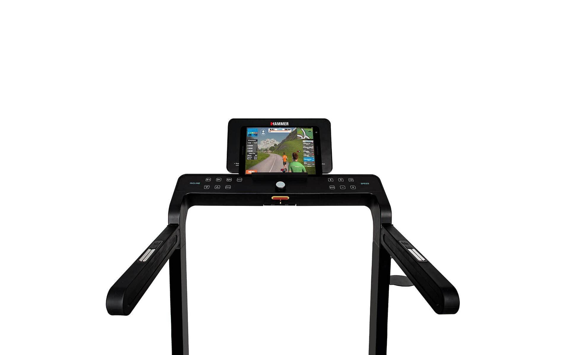 Laufband Q. Vadis 3.0<br>Modernes Laufband mit Tablet-Halterung