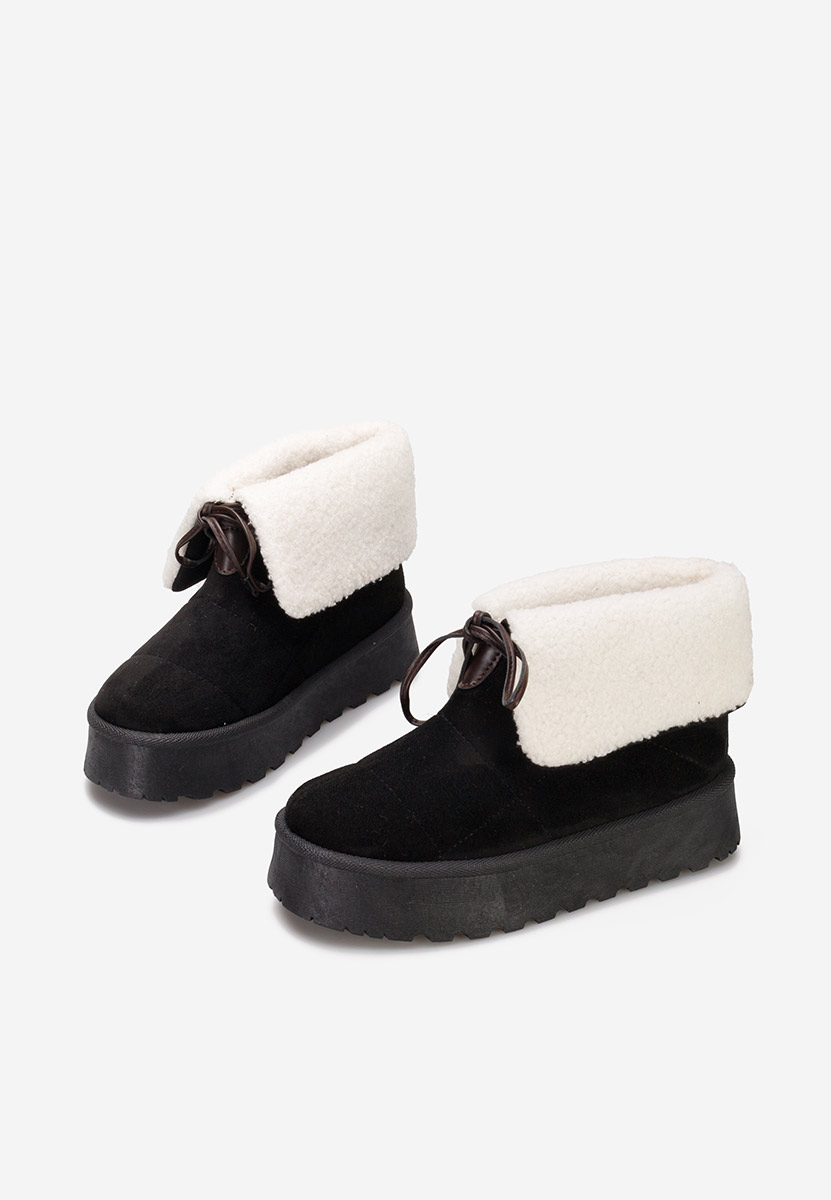 Bottines doublées femme noires Dasenia