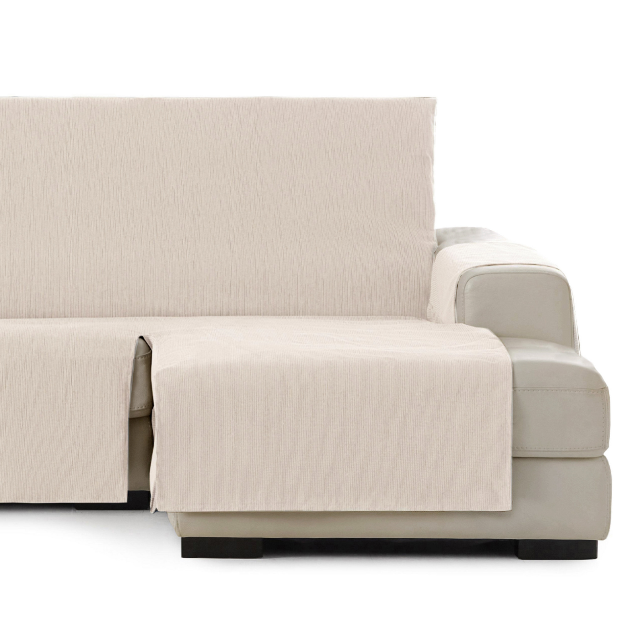 Capa protetora Vipalia para cães, cor marfim, modelo Long Right Chaise Longue.