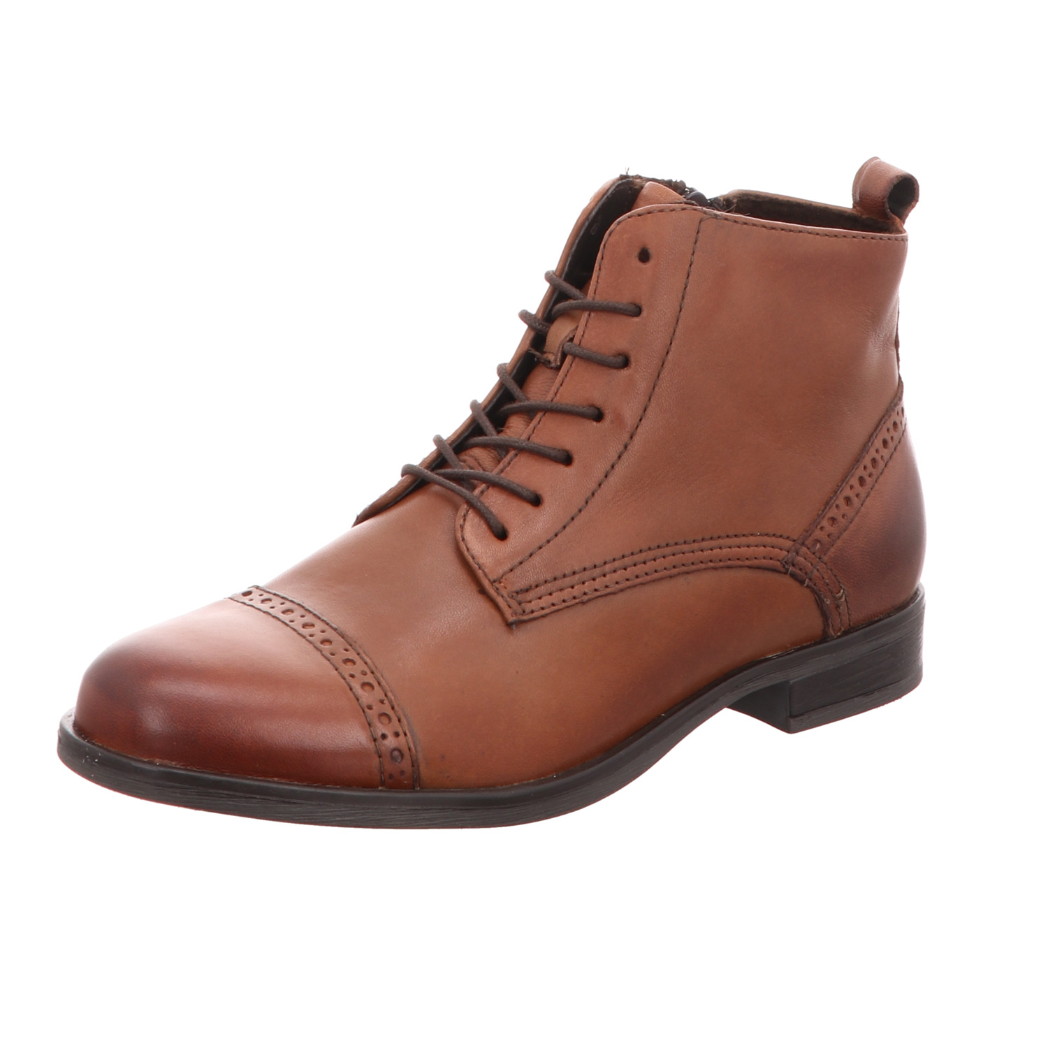 BOXX Damen-Schnürstiefelette Braun