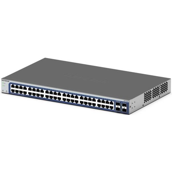 NETGEAR GS748Tv6 Géré L2/L3/L4 Gigabit Ethernet (10/100/1000) Noir, Gris