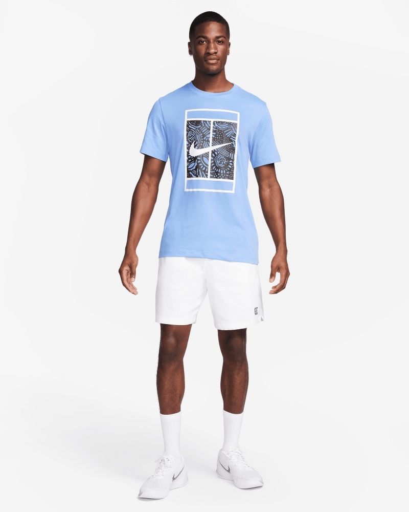 T-shirt Nike NikeCourt Bleu pour homme