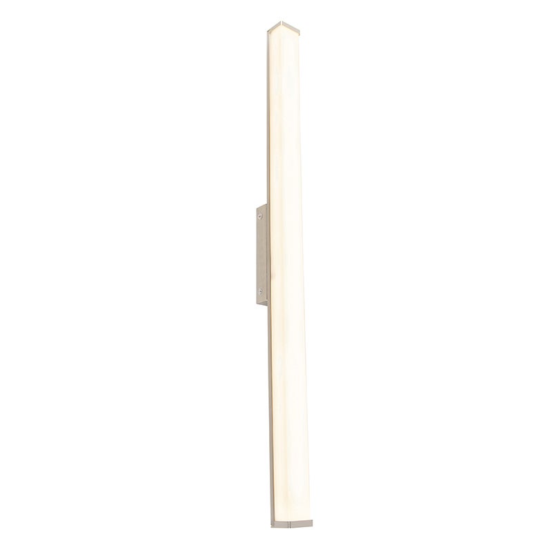 Moderne badkamerwandlamp, staal, 92 cm, IP44 - Cascada