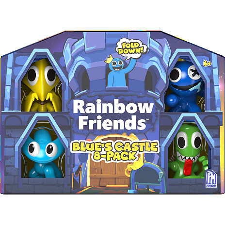 Rainbow friends blues castle figur 8-pak