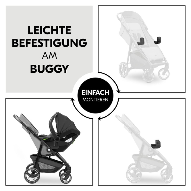 Hauck - Babyschalen Adapter für Buggy Shop N Care