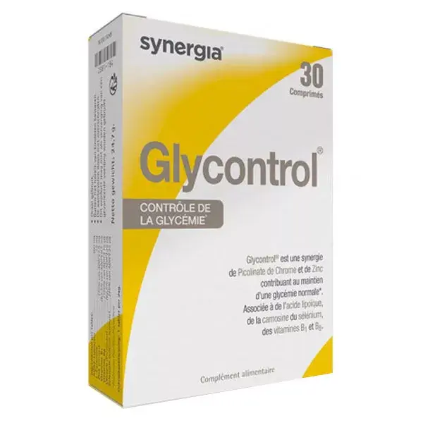 Synergia Glycontrol 30 comprimidos