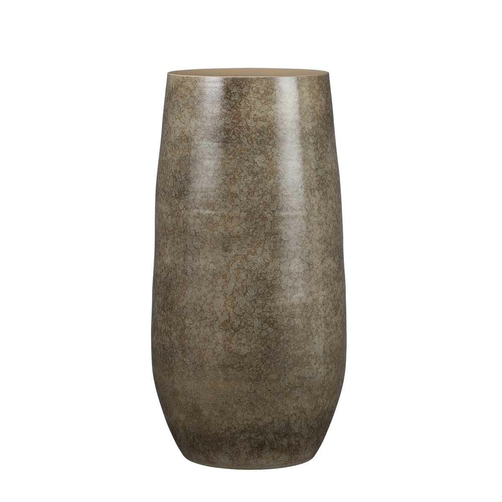 Mica decorations vase oliver - 26x26x50 cm - terre cuite - marron