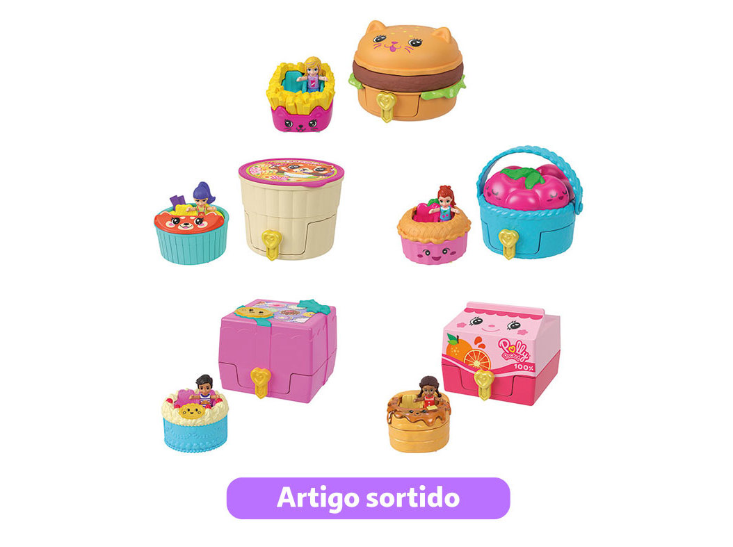 COMIDINHAS REVEAL POLLY POCKET MODELOS SORTIDOS