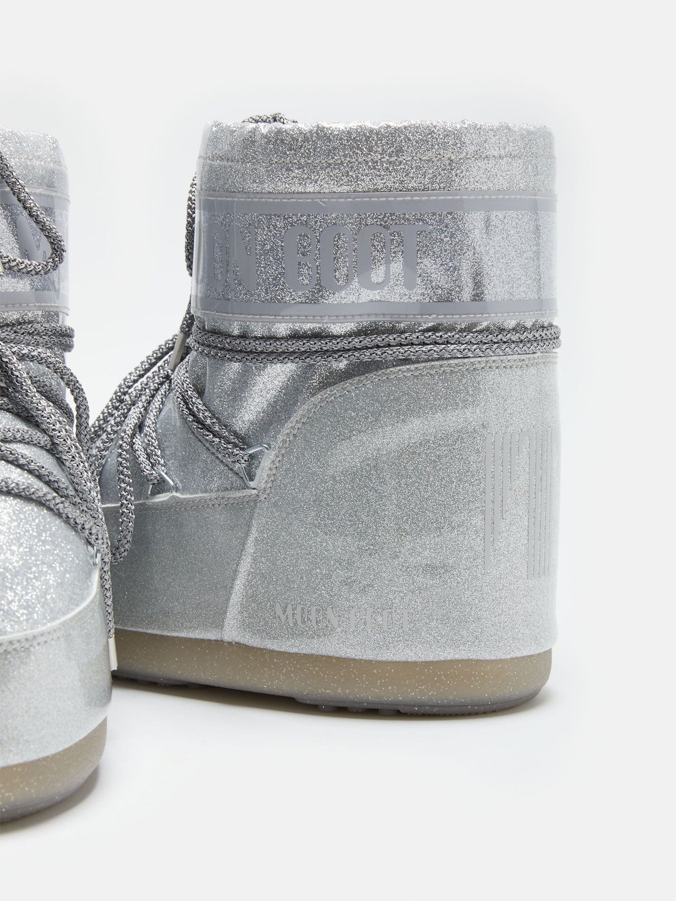 Moon Boot Mb Icon Low Glitter h001 silver