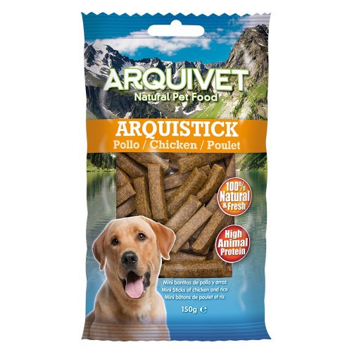 ArquiSticks mini para cães, sabor frango
