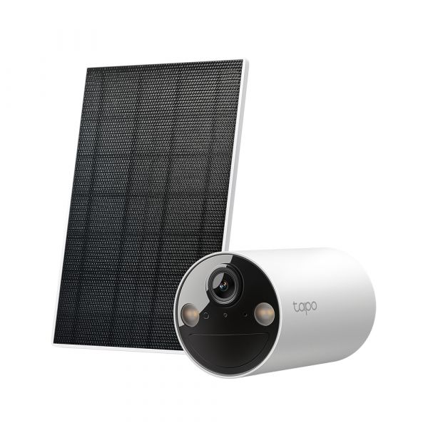 TP-Link TC82 KIT Câmara de Segurança Inteligente Wi-Fi Interior/Exterior Com Bateria   Painel Solar