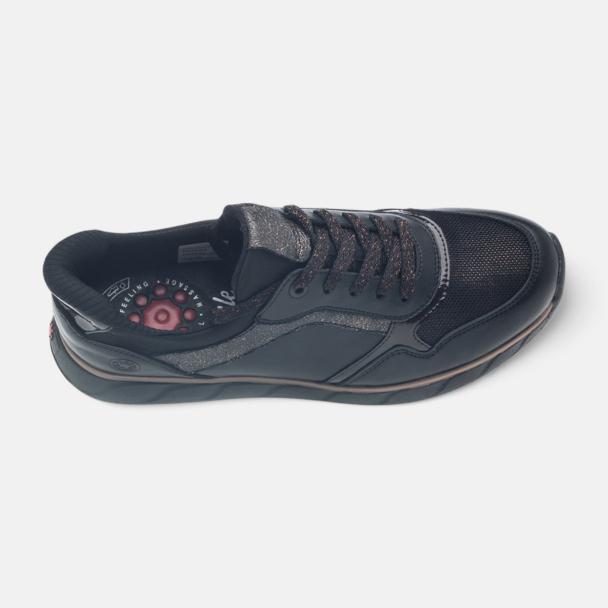 Baskets basses Femme noir