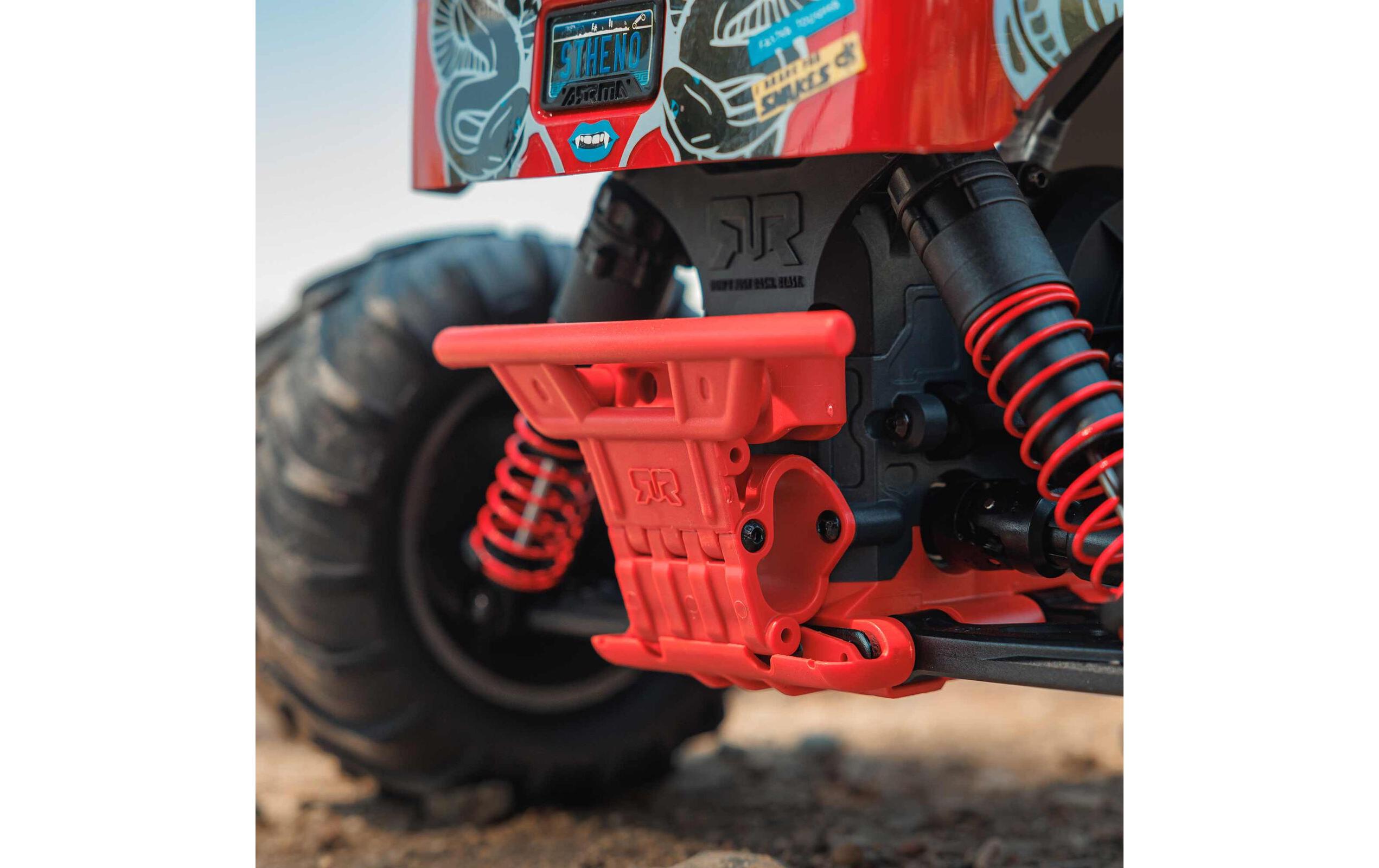 Monster Truck Gorgon MEGA 550 RWD Rot, RTR, 1:10<br>2WD Monstertruck mit Heckantrieb