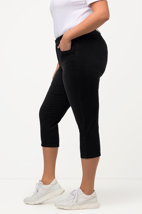7/8-Jeans Mony, Elastikbund, Reißverschlusstaschen