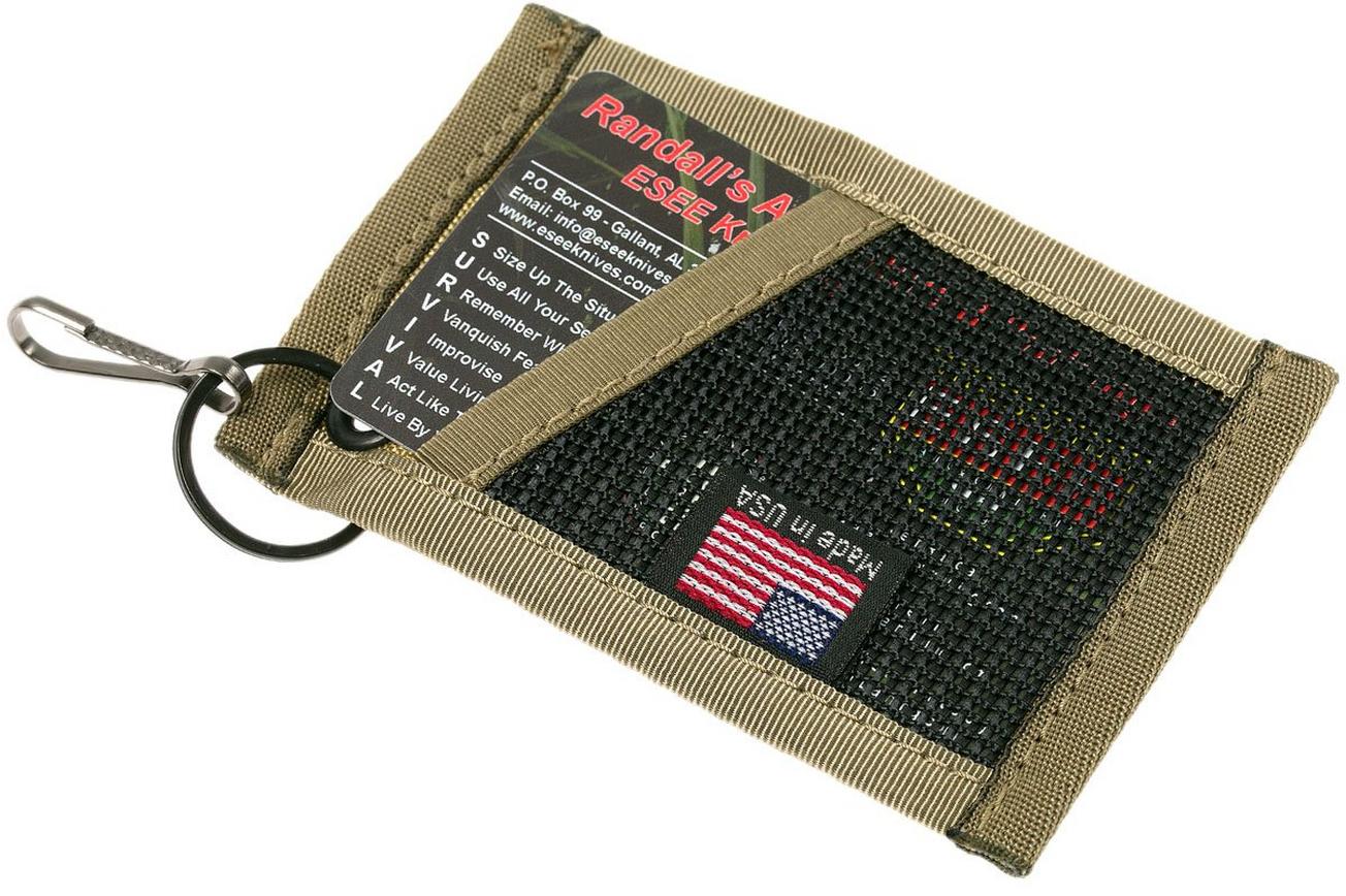 ESEE Card Holder Desert Tan, foedraal voor survival cards CARD-HOLDER-DT