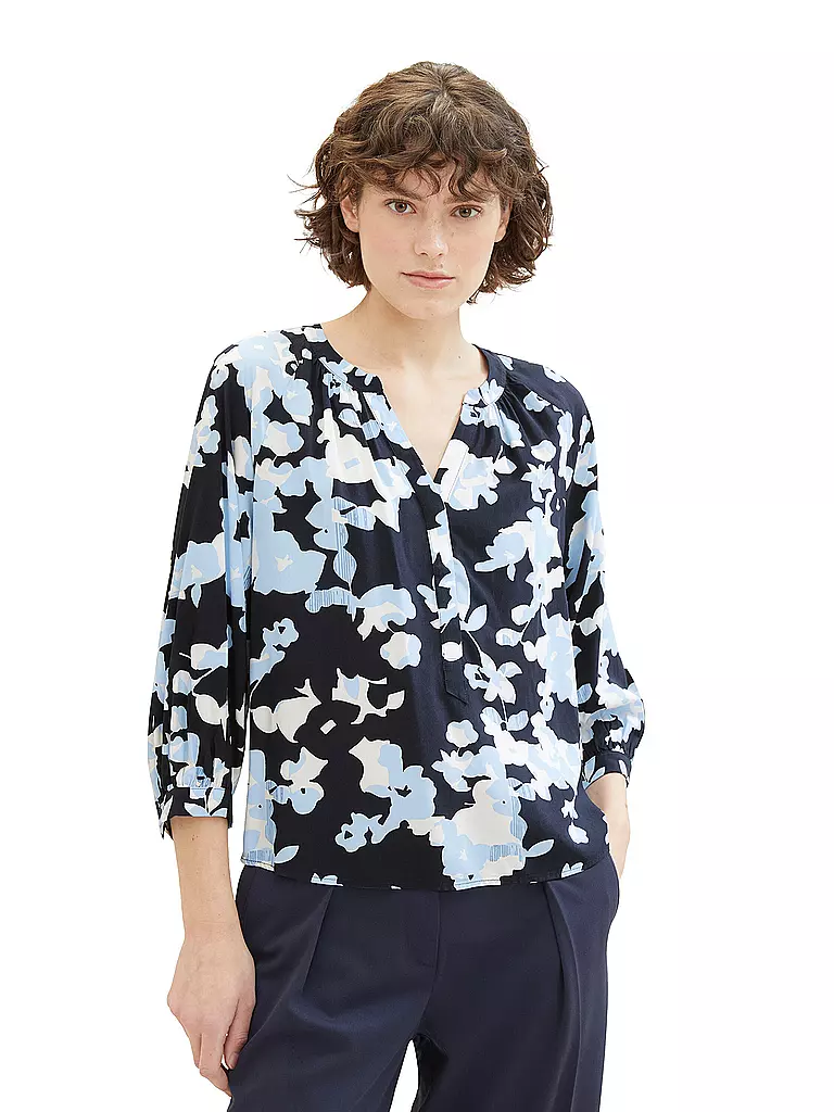 TOM TAILOR Bluse blau