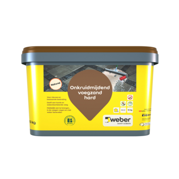 Weber Beamix onkruidmijdend voegzand hard naturel 15 kg