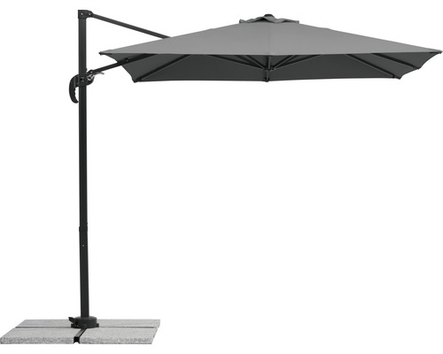 Schneider Rhodos Junior parasol 230 x 230 cm antraciet