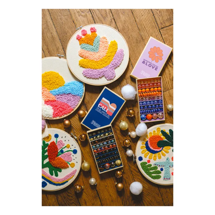 Chaumière Oiseau Kit DIY Punch needle Beau Rêve x Smallable