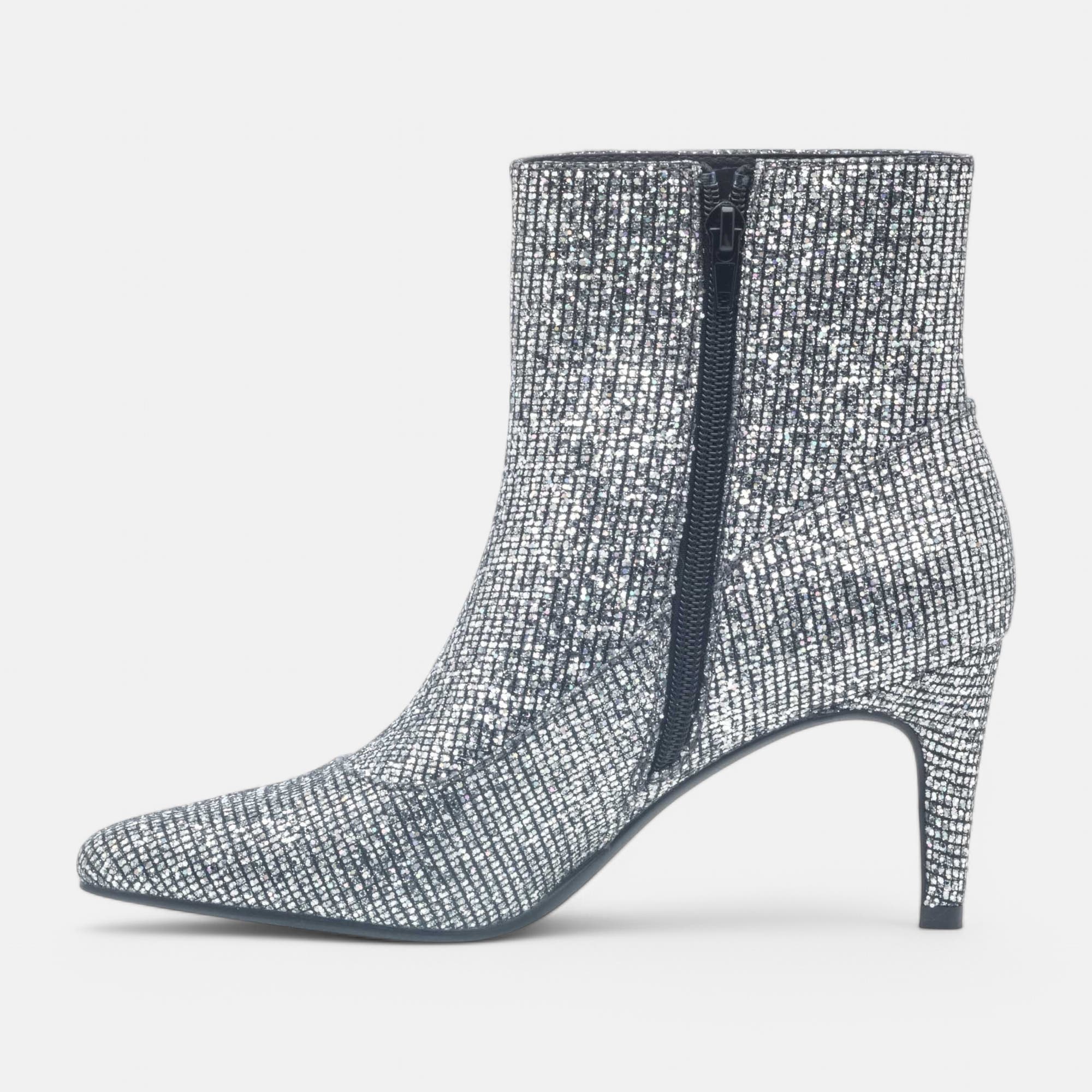 Bottines à talon Femme argent
