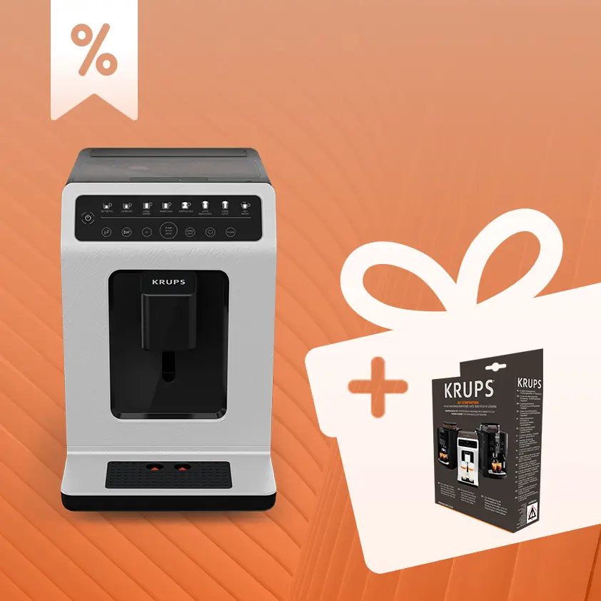 Set: Kaffeevollautomat Evidence Eco Design Nube und Reinigungsset