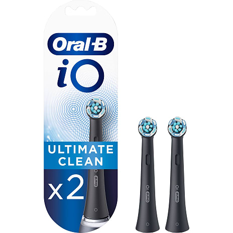 Oral-B iO UClean Tandbørstehoveder 2-pak - Sort