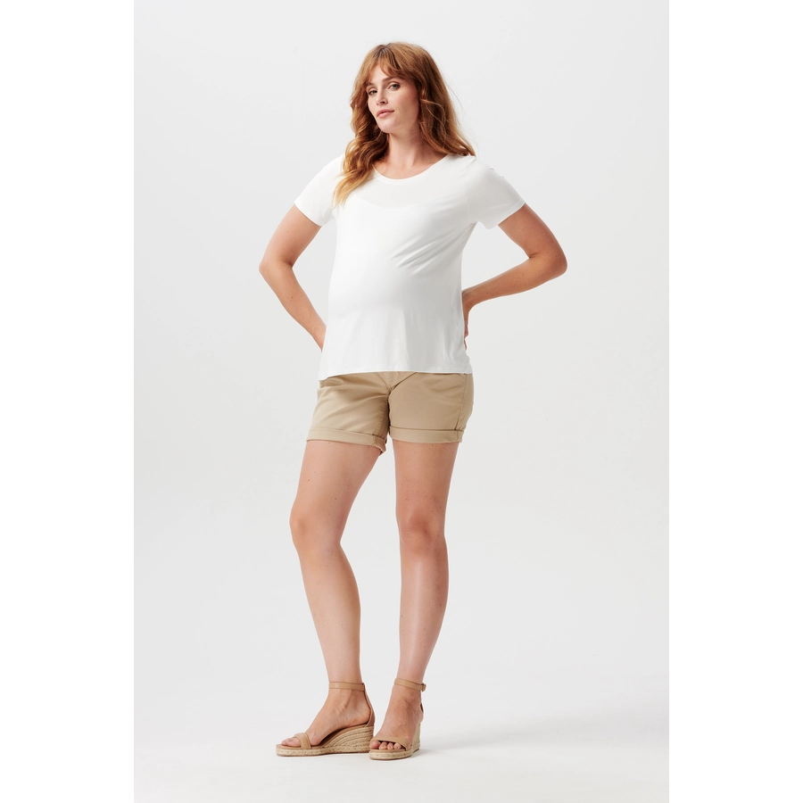 Noppies Umstandsshorts Brooklyn White Pepper
