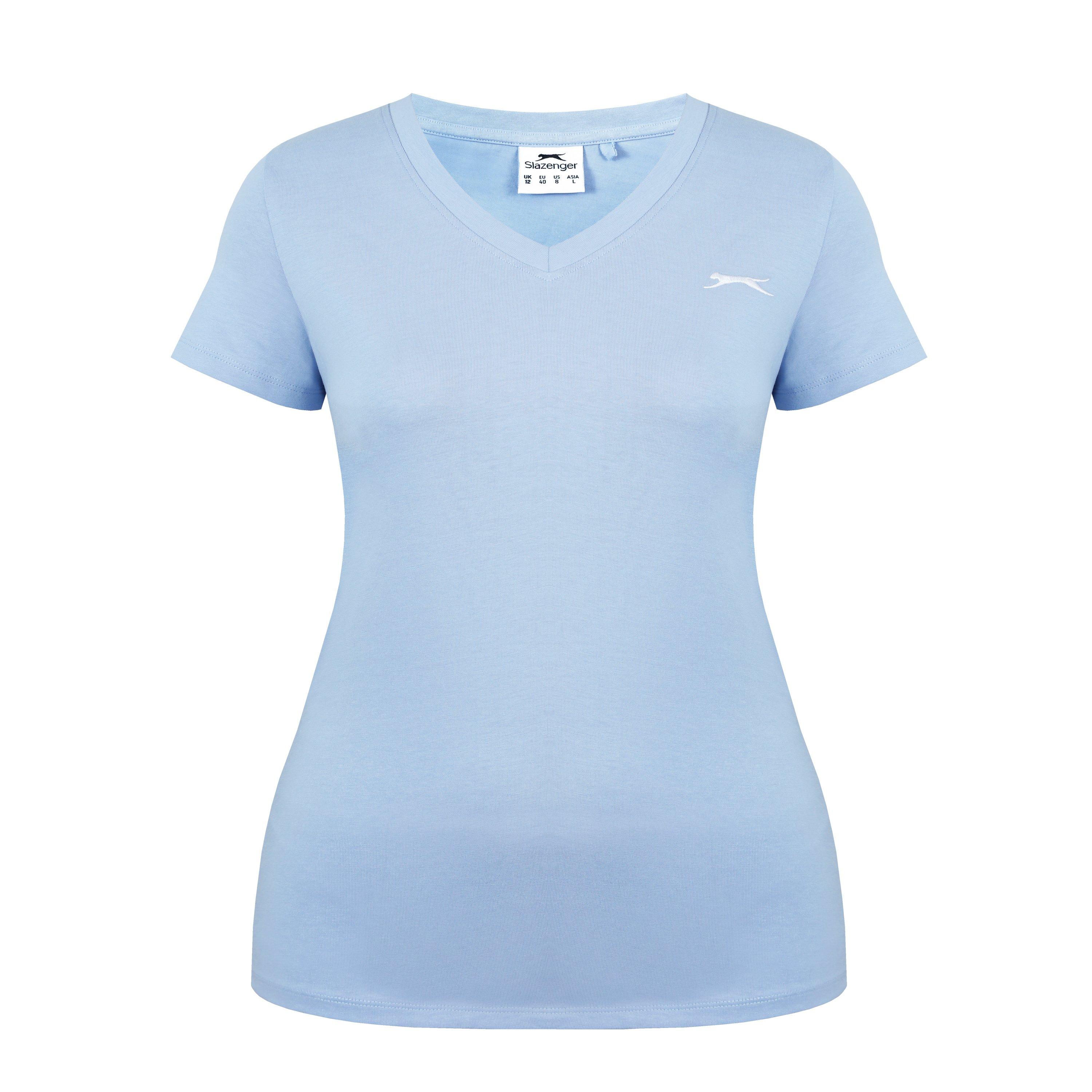 Slazenger Ladies V Neck Tee Shirt