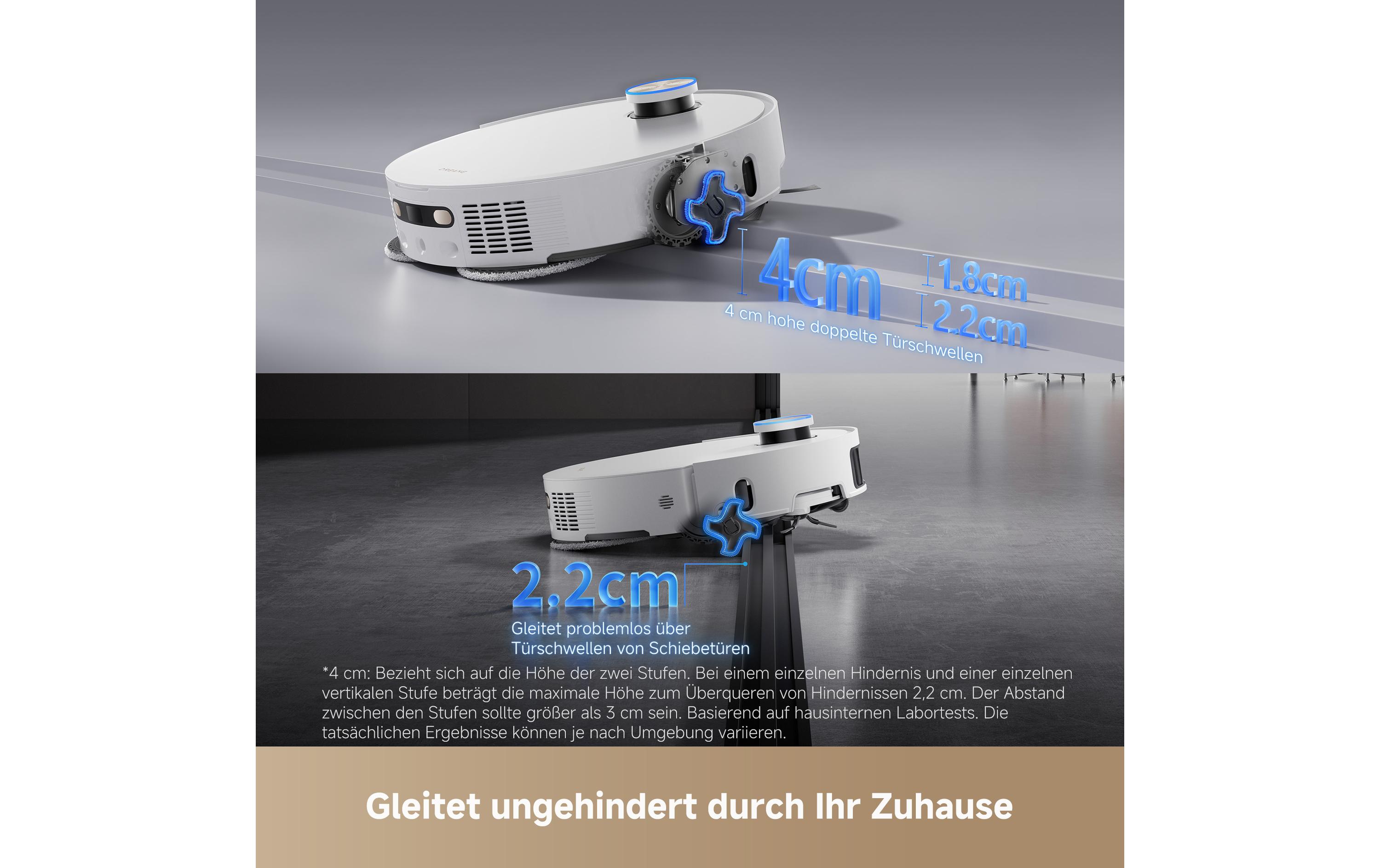 Saug- und Wischroboter L50 Pro Ultra Weiss<br>Roboterstaubsauger mit Basisstation