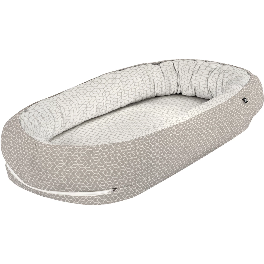 Alvi® Schlummer-Nestchen Graphic taupe