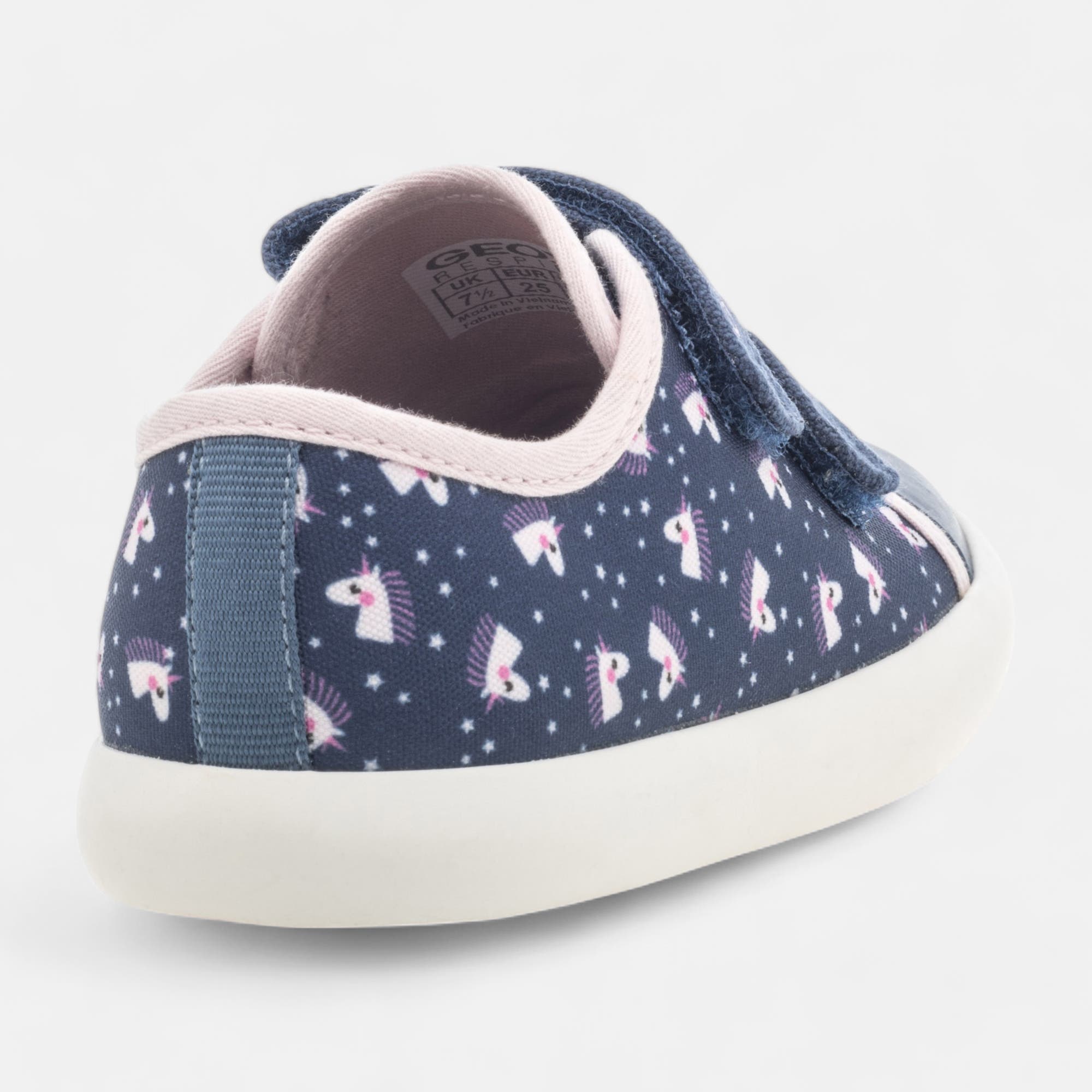 Baskets en toile Bébé fille bleu marine