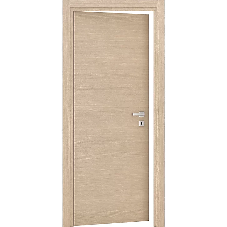 Bloc-porte Summa bois naturel H.204 x l.63 cm, poussant gauche