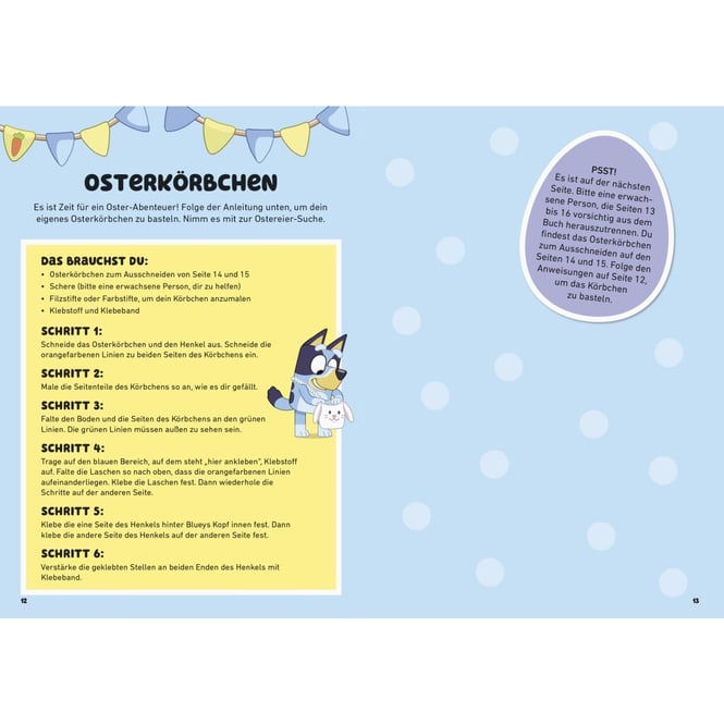 Bluey - Oster-Spass! - Ein Bastel- und Kreativ-Buch