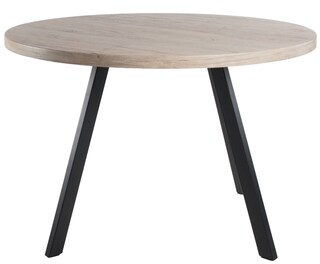 Tisch Ada Braun/Schwarz 120x76x120 cm