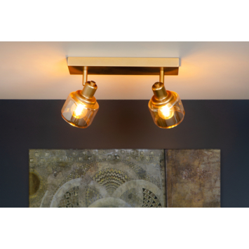 Lucide plafonspot Bjorn Ø30 cm goud