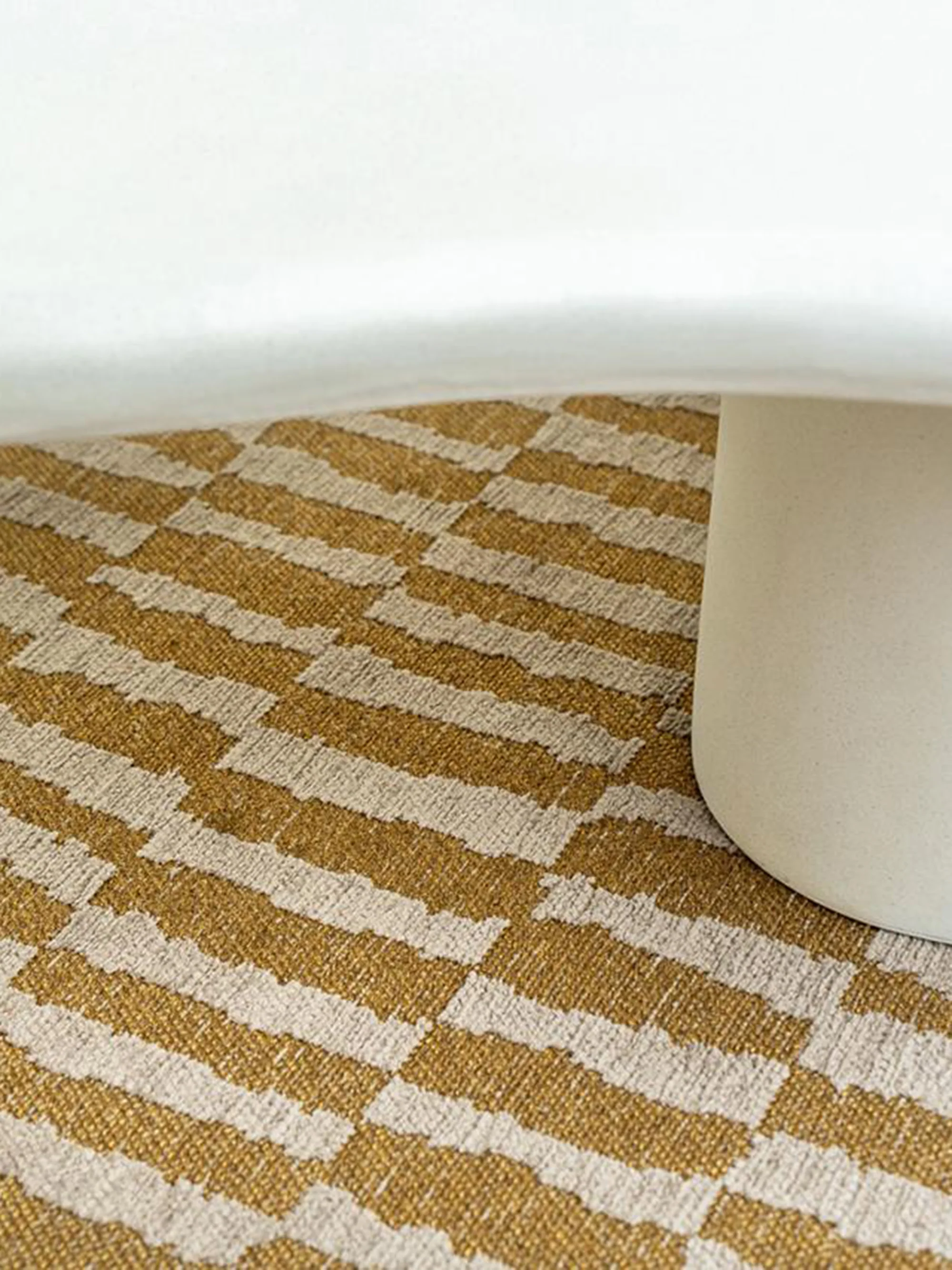 Wasbaar jacquard in- & outdoor vloerkleed Berber