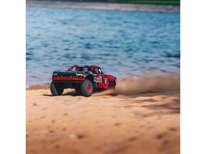 Arrma Trophy Truck Mojave 6S V2 4WD BLX Rot, ARTR, 1:7 Desert Truck mit Spektrum Firma Brushless Antrieb