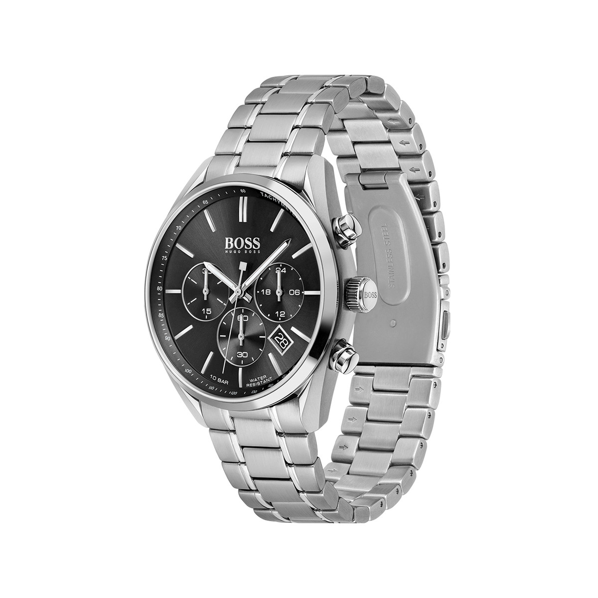Montre Boss homme chronographe acier