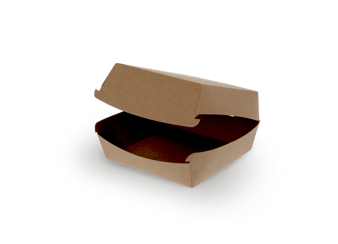 Hamburgerbakje Middel FSC®Mix kraft BIO